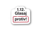 Podrška glasu PROTIV