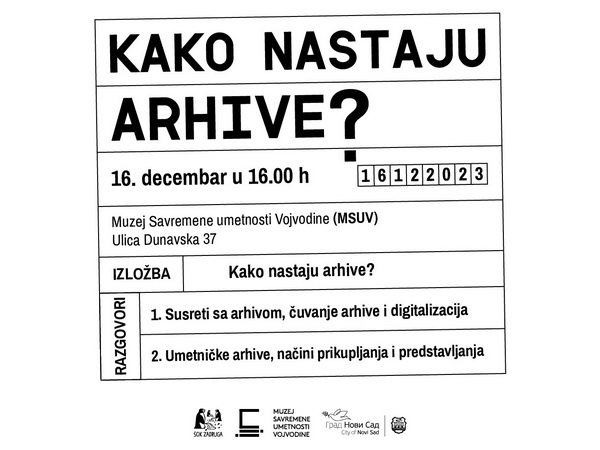 Kako nastaju arhive umetnosti?