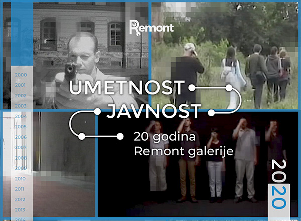 Umetnost i javnost – 20 godina galerije Remont